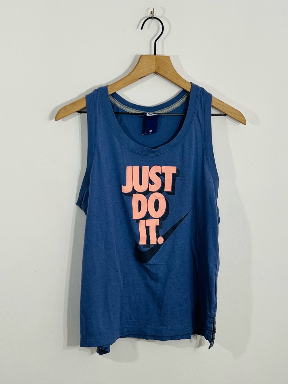 Nike Just Do It Pullover Sleeveless Graphic Tank Top Athletic Summer Workout Gym - Picture 1 of 6